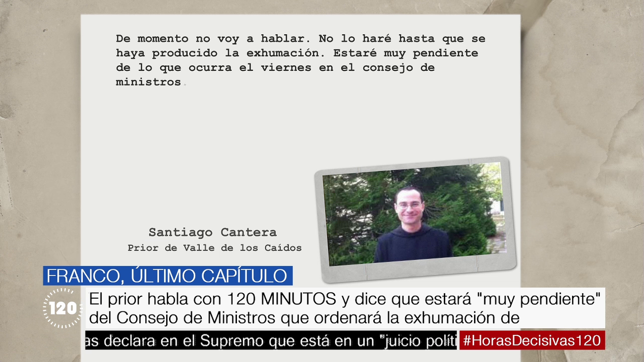 ¿Permitirá el prior la exhumación de Franco si el Supremo no lo suspende?