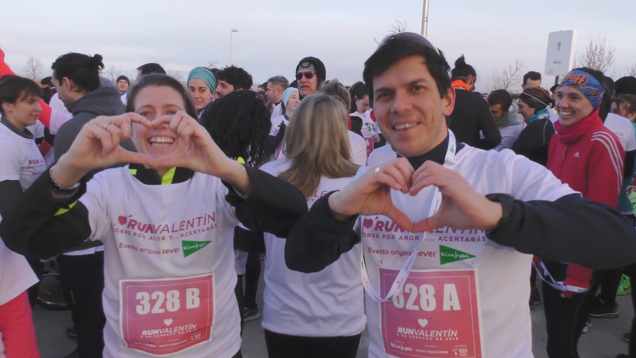 Run Valentín, correr por amor por Madrid