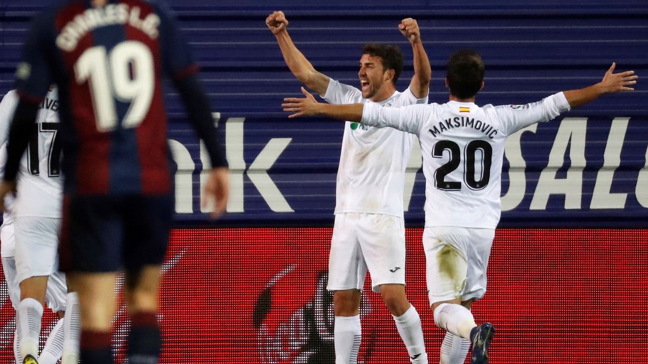 Gol de Mata, del Getafe, ante el Eibar (0-1)