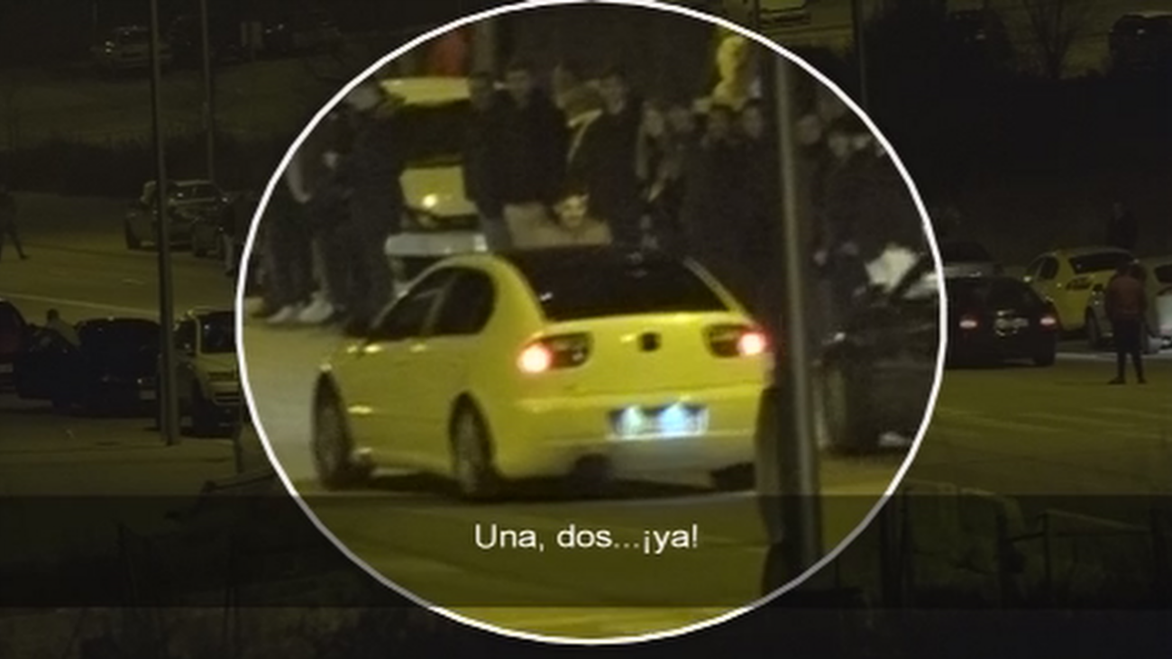 Nos colamos en una carrera ilegal en el Ensanche de Vallecas