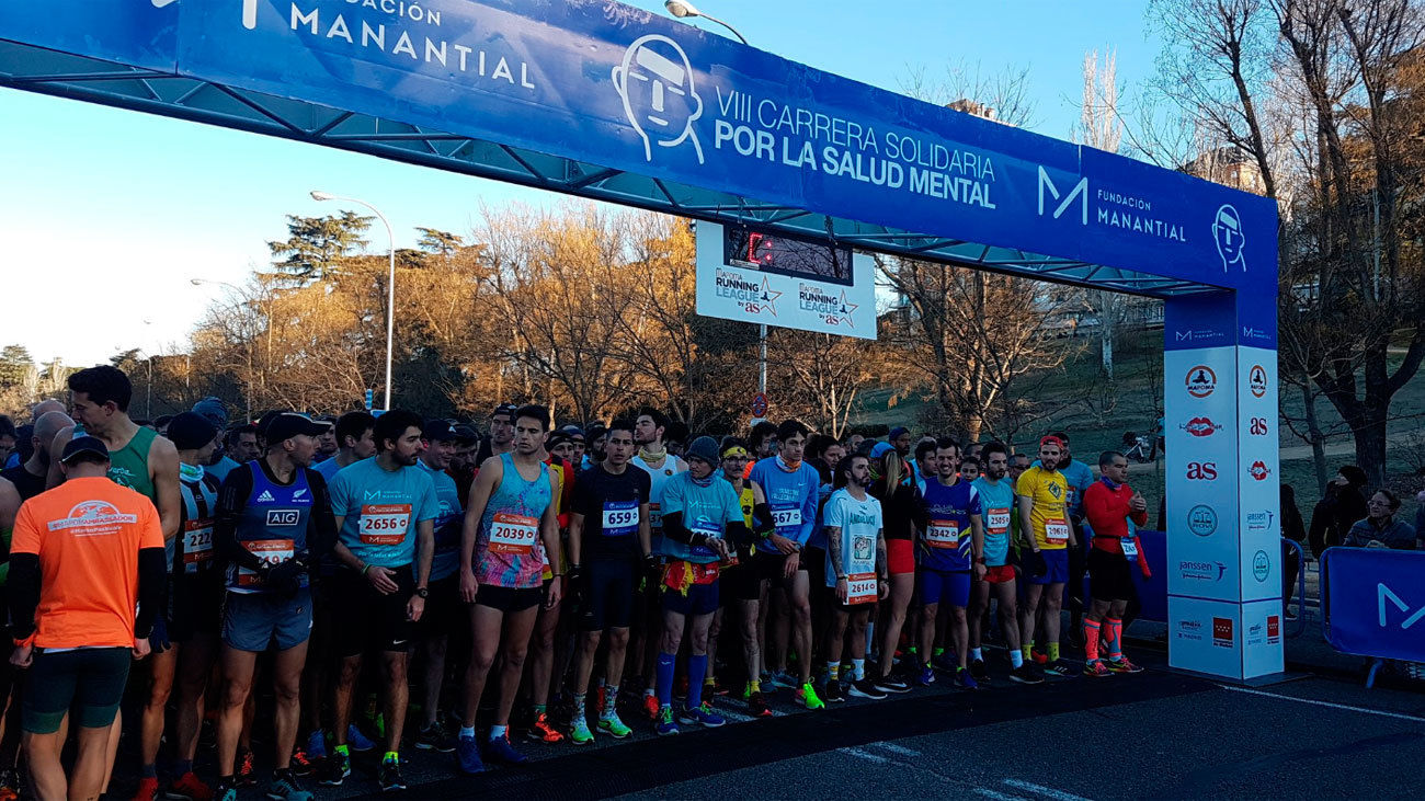 Miles de personas corren en Madrid para visualizar la enfermedad mental
