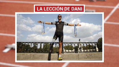 Dani Molina, triatleta sin una pierna