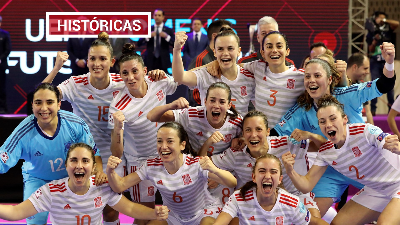 España hace historia en fútbol sala femenino