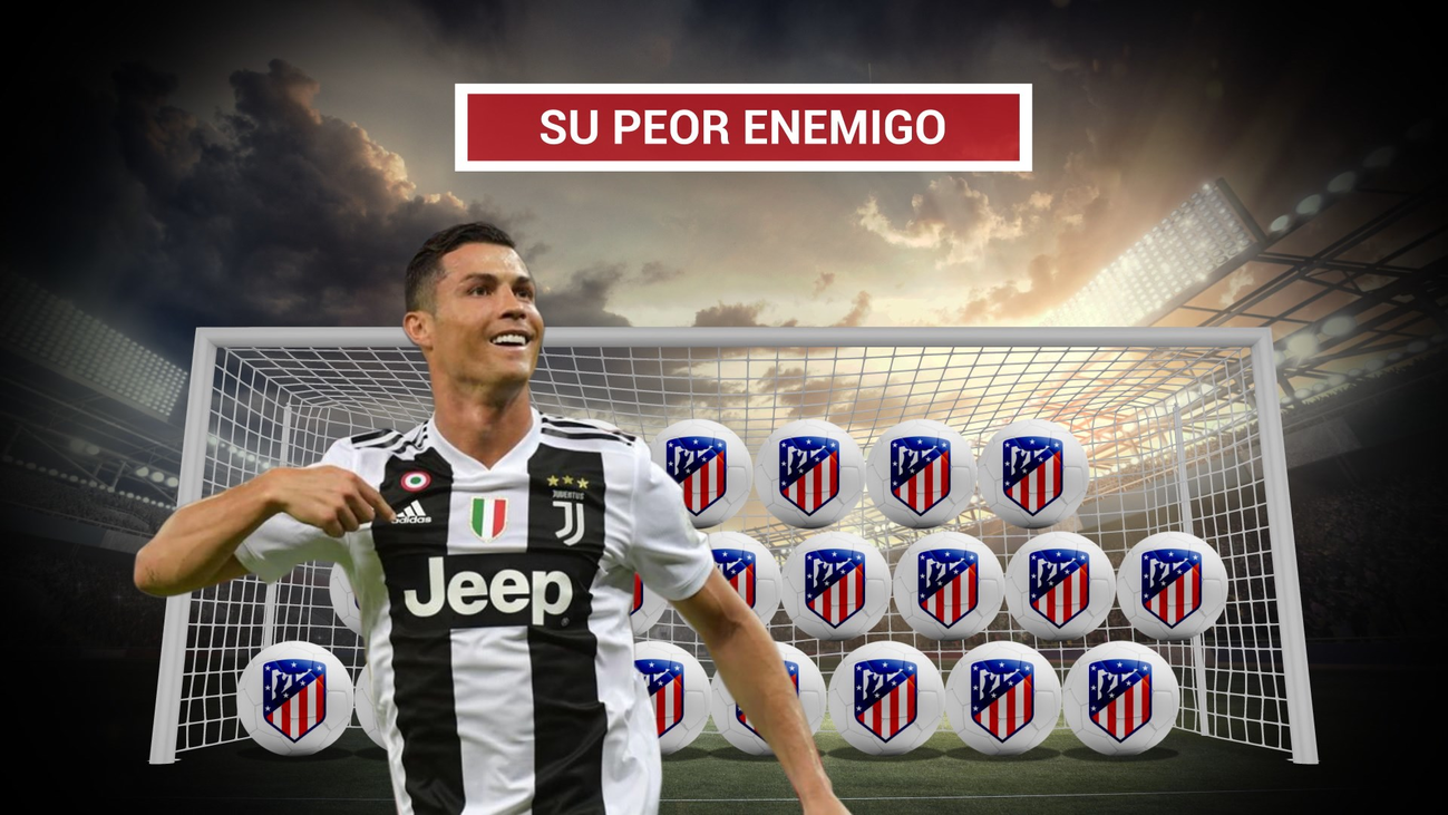 Cristiano Ronaldo, un temor siempre para el Atlético