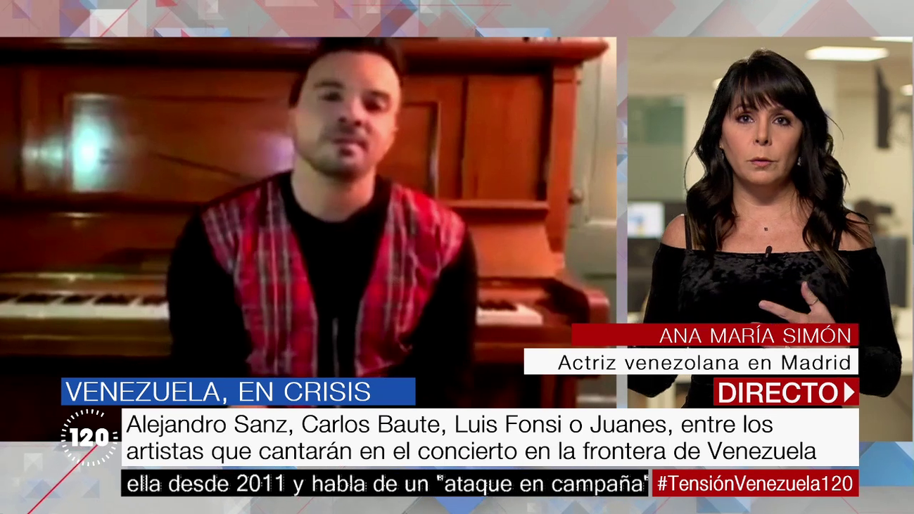 Ana Mª Simón, actriz venezolana: "No es un juego lo que pasa en Venezuela, hay una crisis humanitaria real"