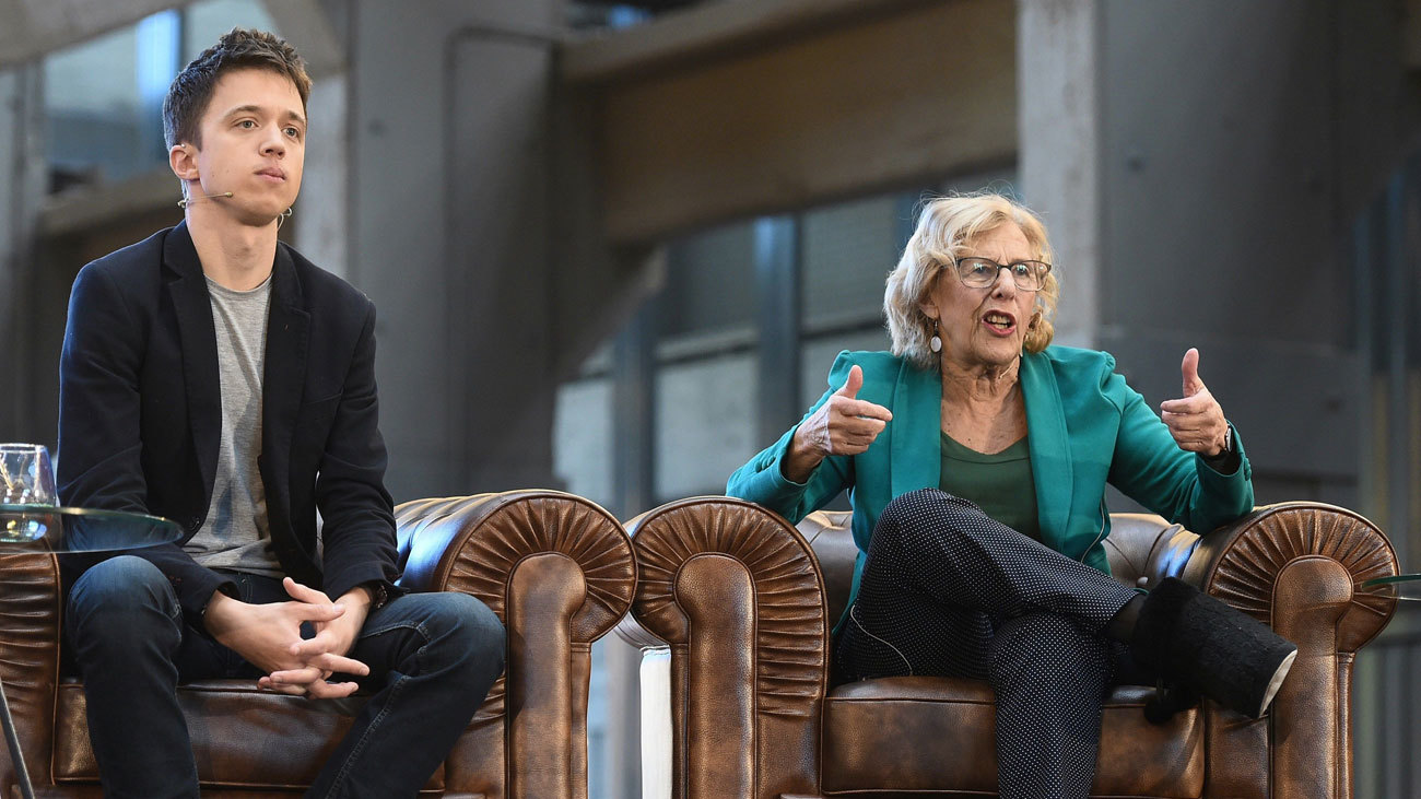 Manuela Carmena e Íñigo Errejón celebran su primer acto público juntos de Más Madrid