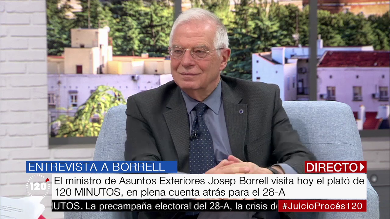 Josep Borrell: "Cataluña está en un punto muerto del que no saldrá si no reaccionan"