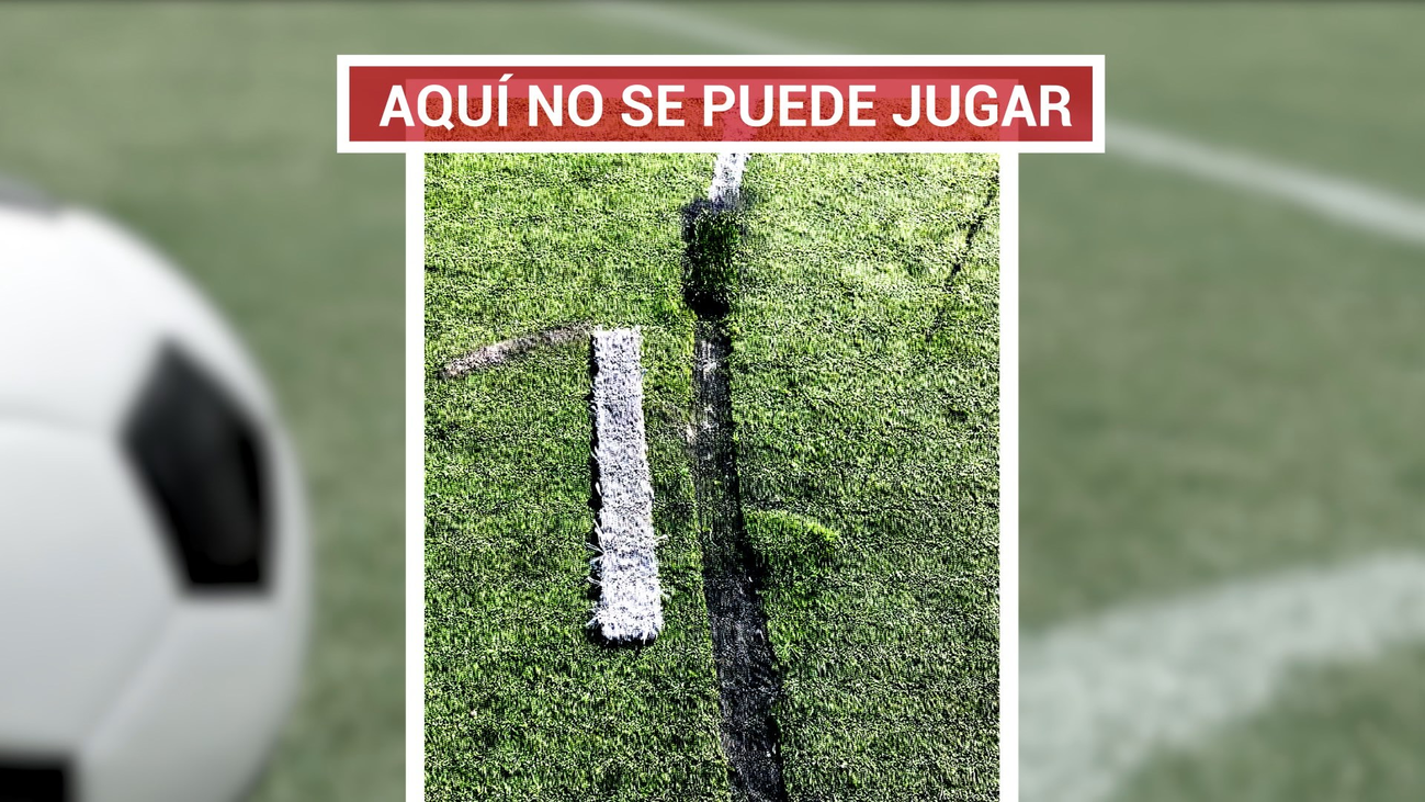 La vergüenza del campo del Vallecas CF