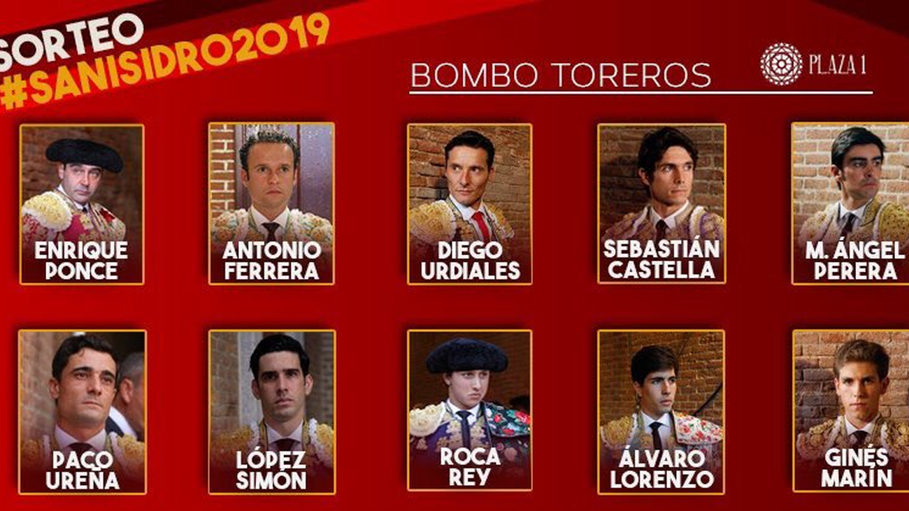 Sorteo del abono de la Feria de San Isidro 2019