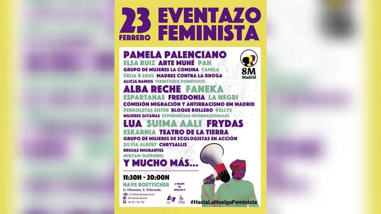 Jornada de conciertos para llamar a la movilización feminista del 8 de marzo