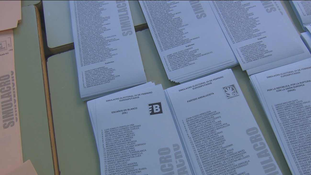 Simulacro electoral para personas con discapacidad intelectual en Madrid