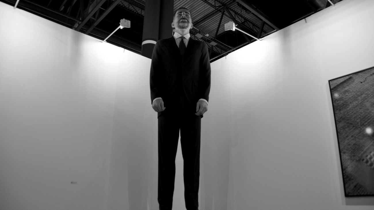 La polémica vuelve a ARCO con un ninot del rey que 'debe' arder en un año