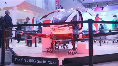 Un taxi dron autónomo en el Mobile World Congress