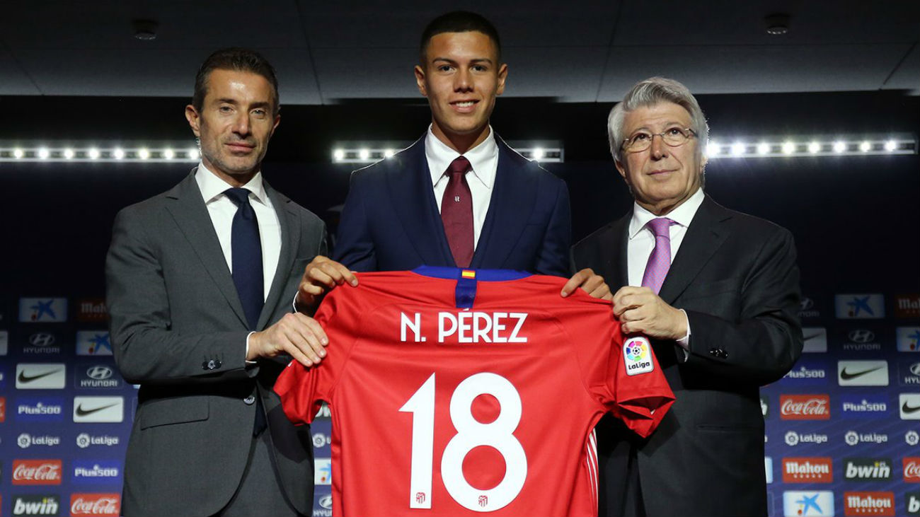 El Atlético presenta a Nehuén, su último fichaje