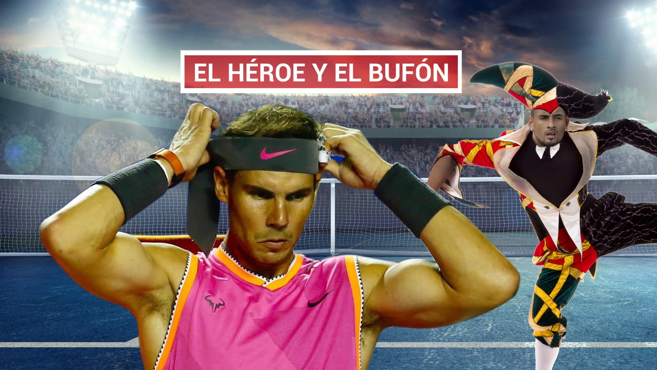 Nadal se enfada con el irreverente Kyrgios