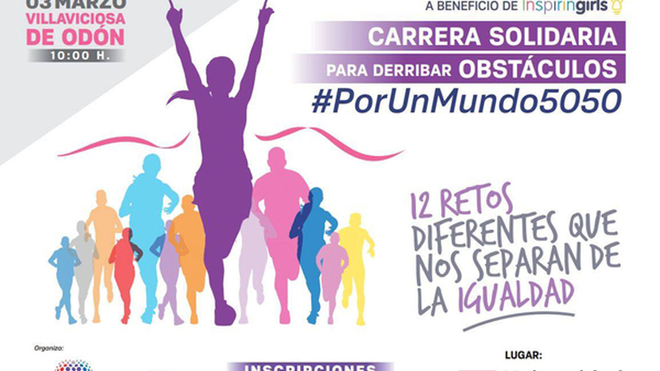 Gloria Lomana organiza la Primera Carrera Solidaria #PorUnMundo5050