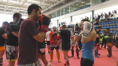 'Luchadores contra el cáncer', Boadilla boxea contra el cáncer infantil