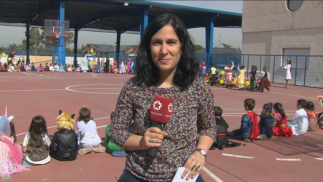 Celebración con disfraces en los colegios por el puente de Carnaval
