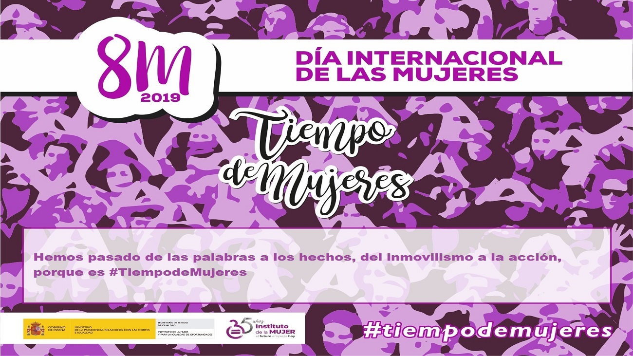 El Gobierno lanza #TiempoDeMujeres, un vídeo promocional para el 8M