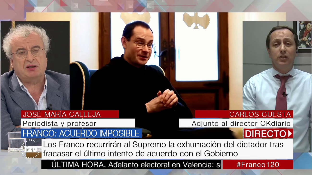 Intenso debate sobre el procedimiento de exhumación de Franco