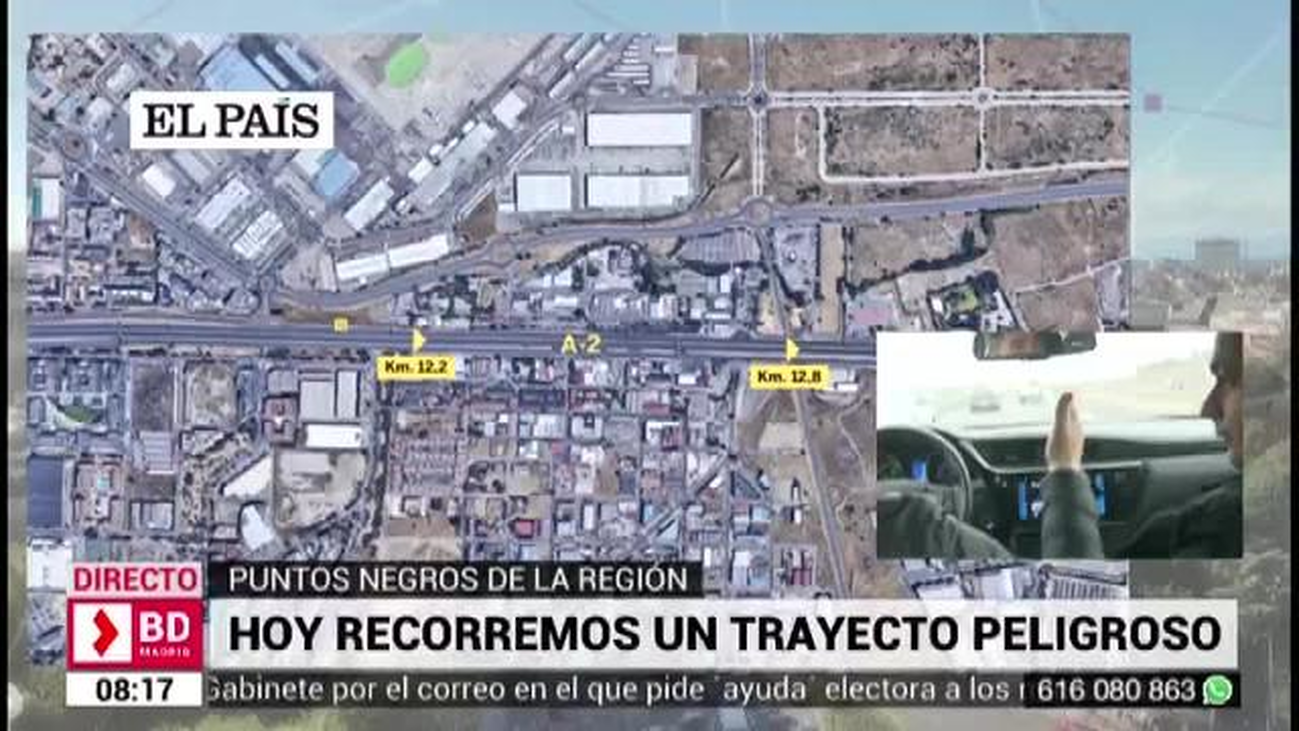 Recorremos uno de los 15 puntos negros de las carreteras de Madrid