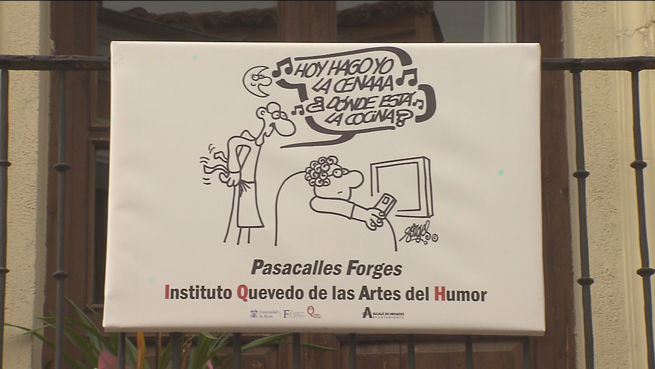 Un paseo por Alcalá de Henares recordando a Forges