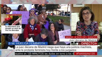 La jueza decana de Madrid niega que haya justicia machista en España