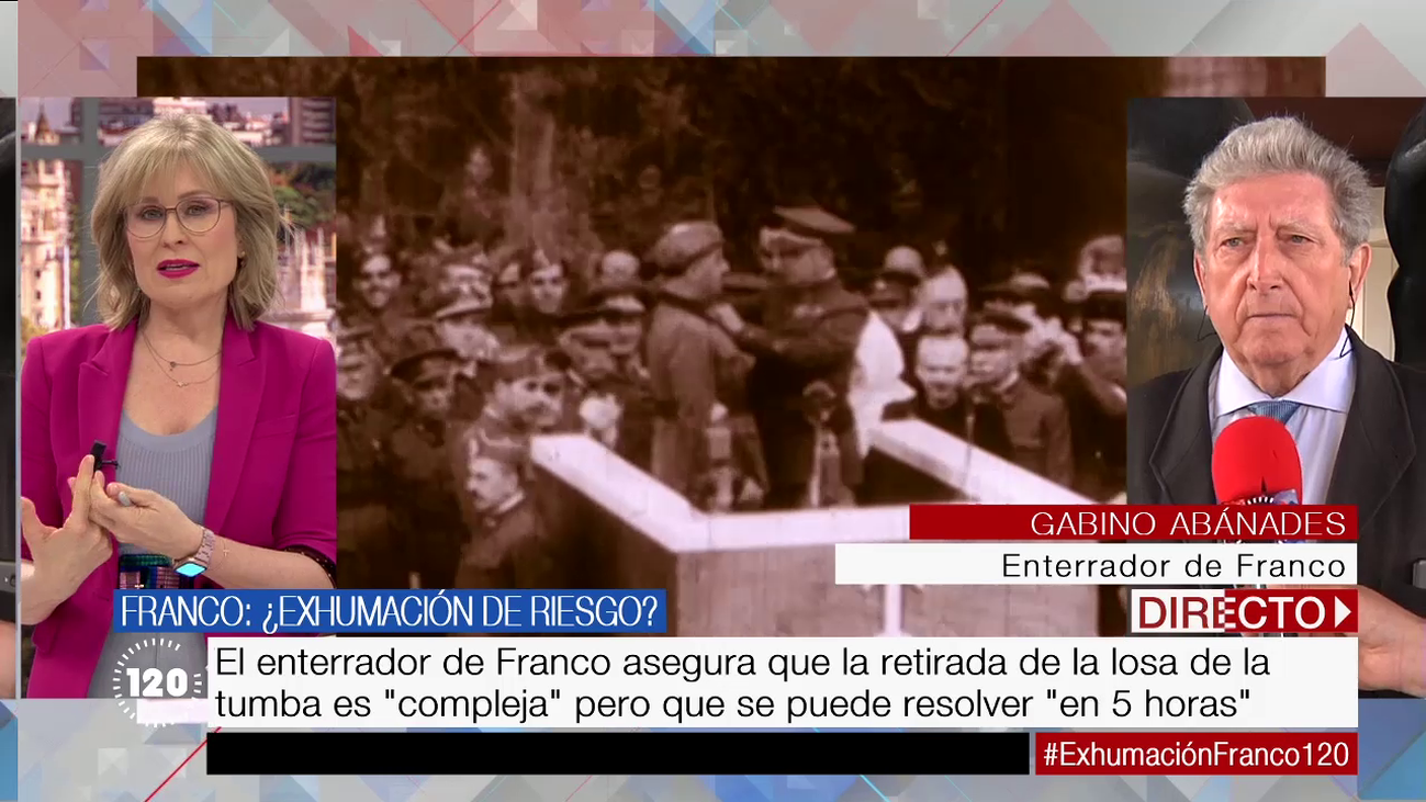 El enterrador de Franco afirma que la exhumación del dictador se resuelve "en cinco horas"