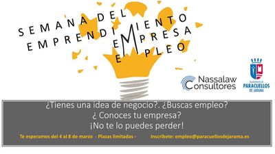 Semana del empleo y el emprendimiento en Paracuellos del Jarama