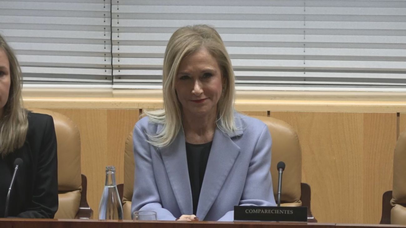 Cristina Cifuentes en la Asamblea