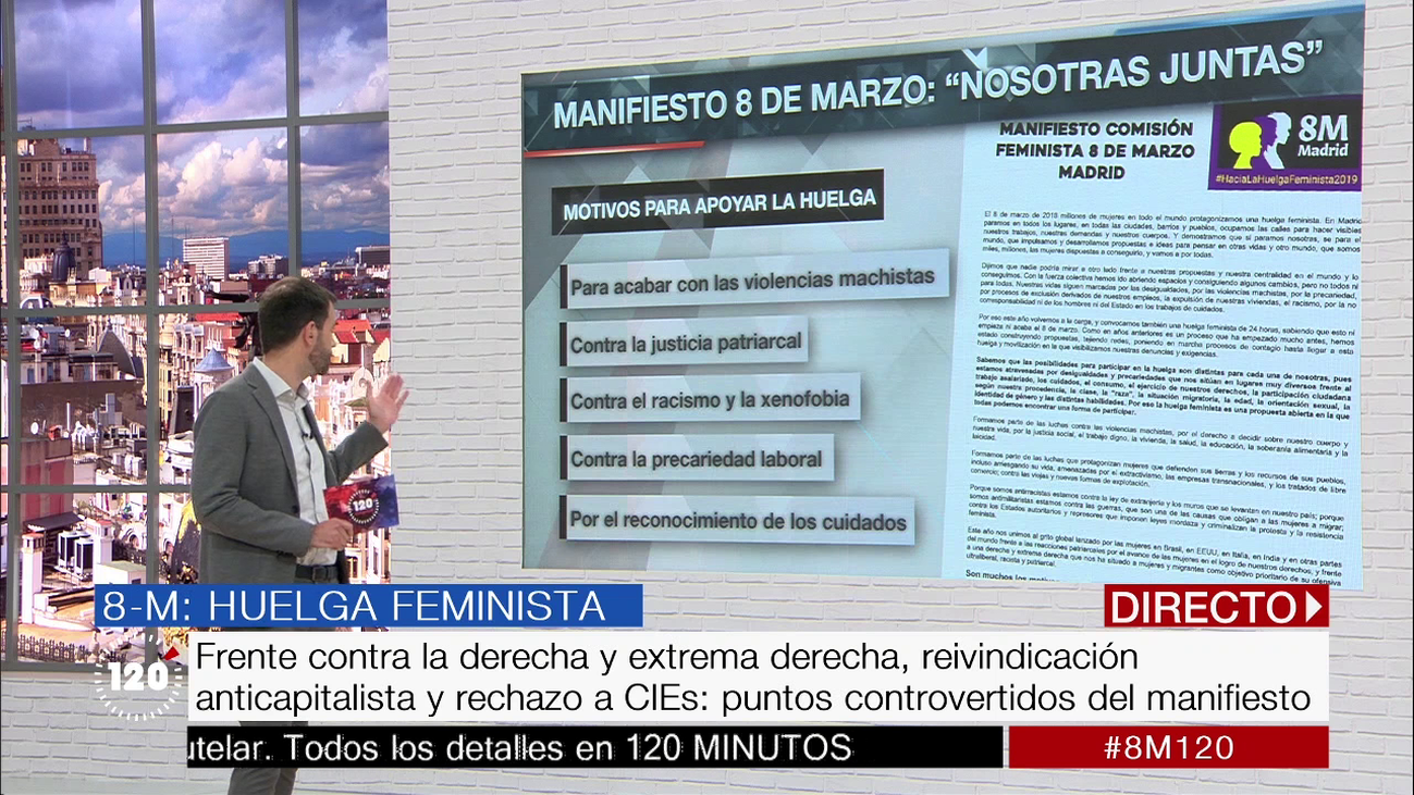 Los puntos controvertidos del manifiesto del 8-M, según el PP