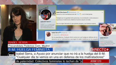 El rifirrafe entre Díaz Ayuso e Isabel Serra