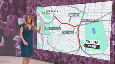 Una manifestación en Madrid para reivindicar el papel de la mujer