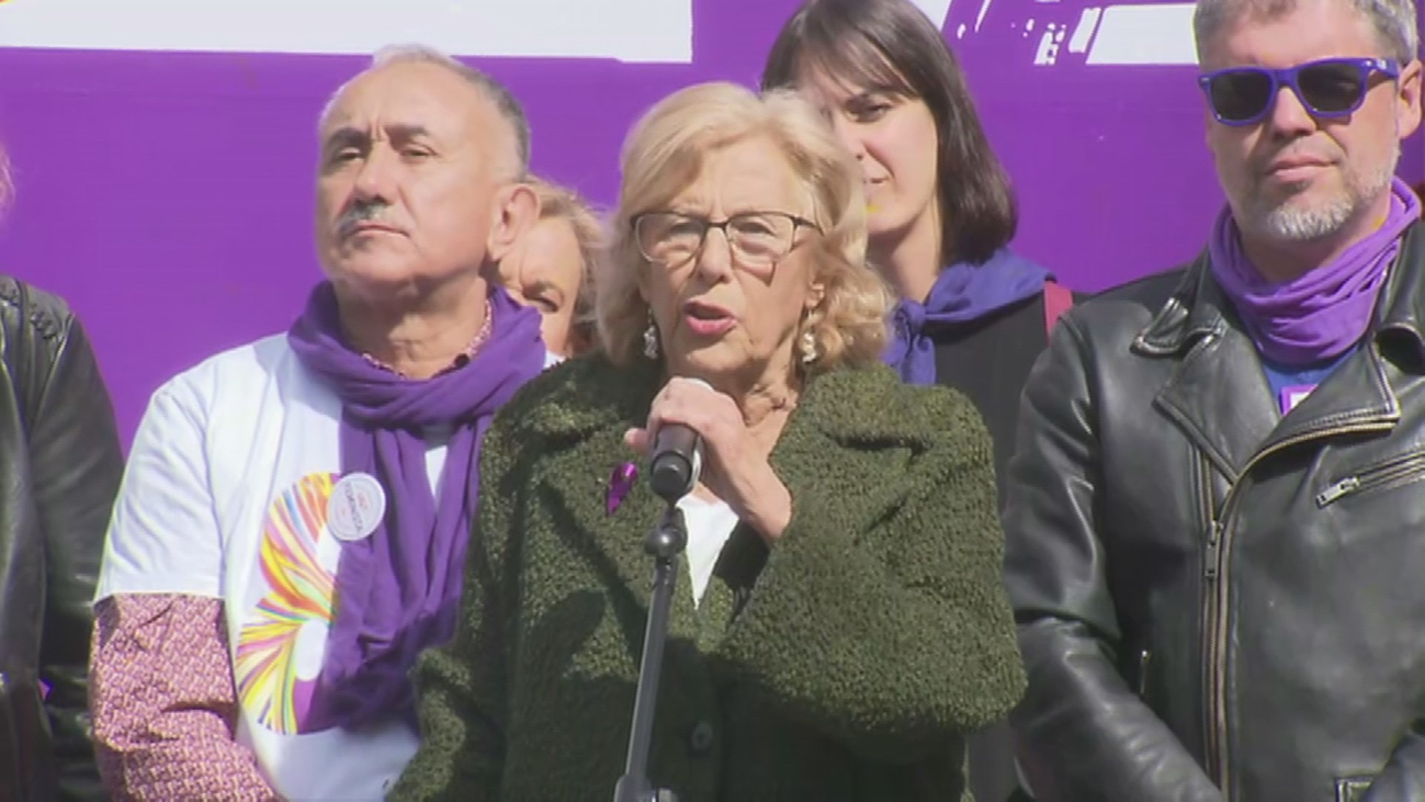 "El feminismo seguirá adelante y nunca habrá marcha atrás", asegura Carmena