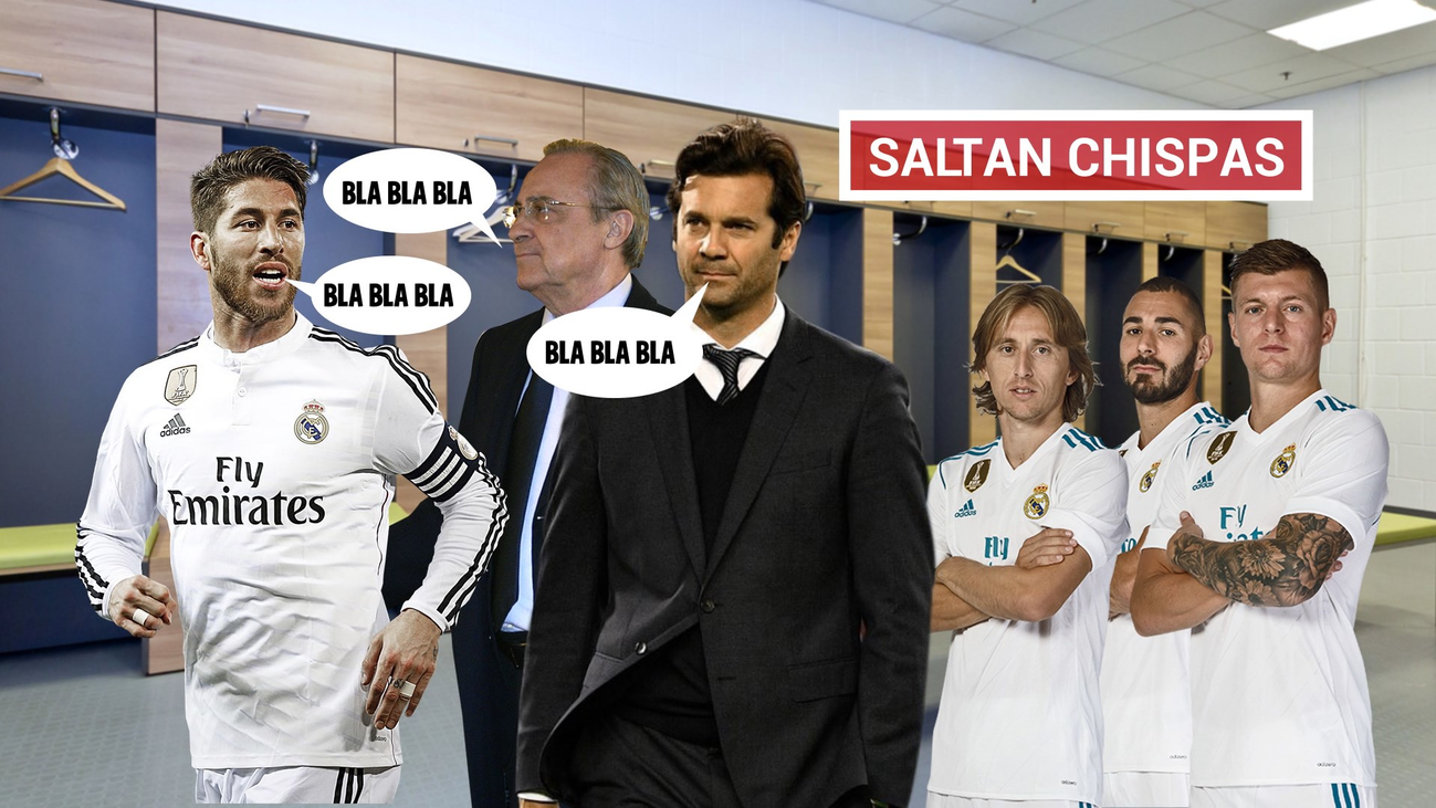 Encontronazo entre Sergio Ramos y Florentino