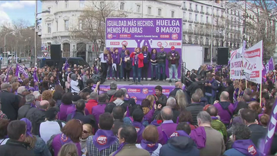 Desigual celebración del 8-M en las instituciones madrileñas
