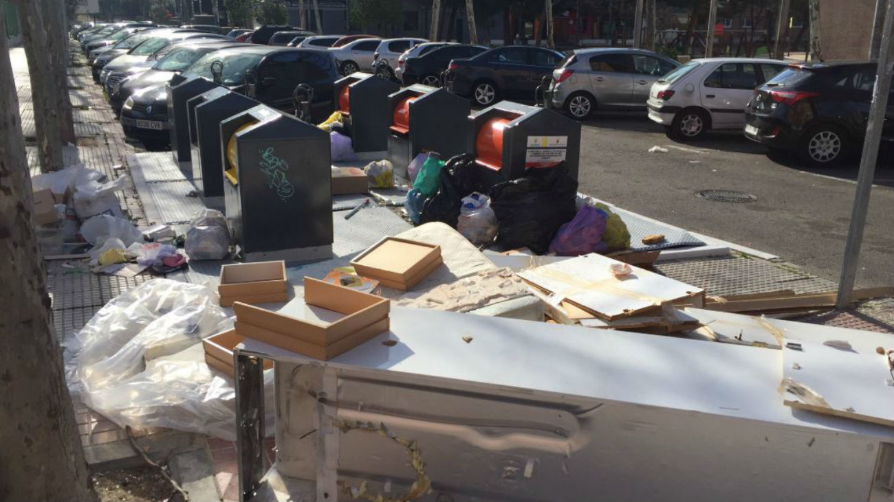 Nuevas denuncias por la falta de limpieza en Alcorcón