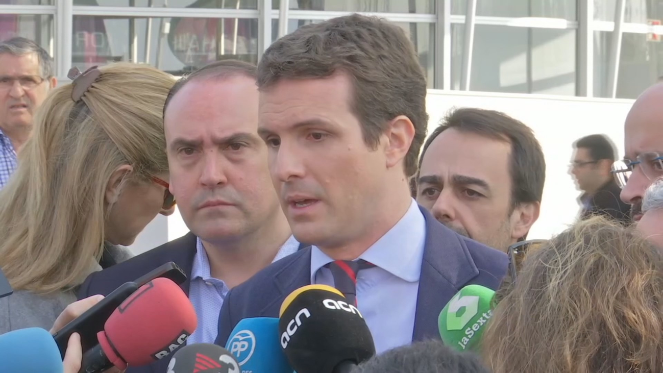 Casado afirma que Sánchez tiene "miedo" a un debate a solas con él