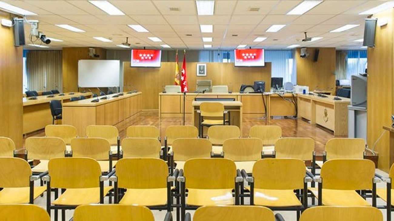 Sala de juicios de la Audiencia Provincial de Madrid