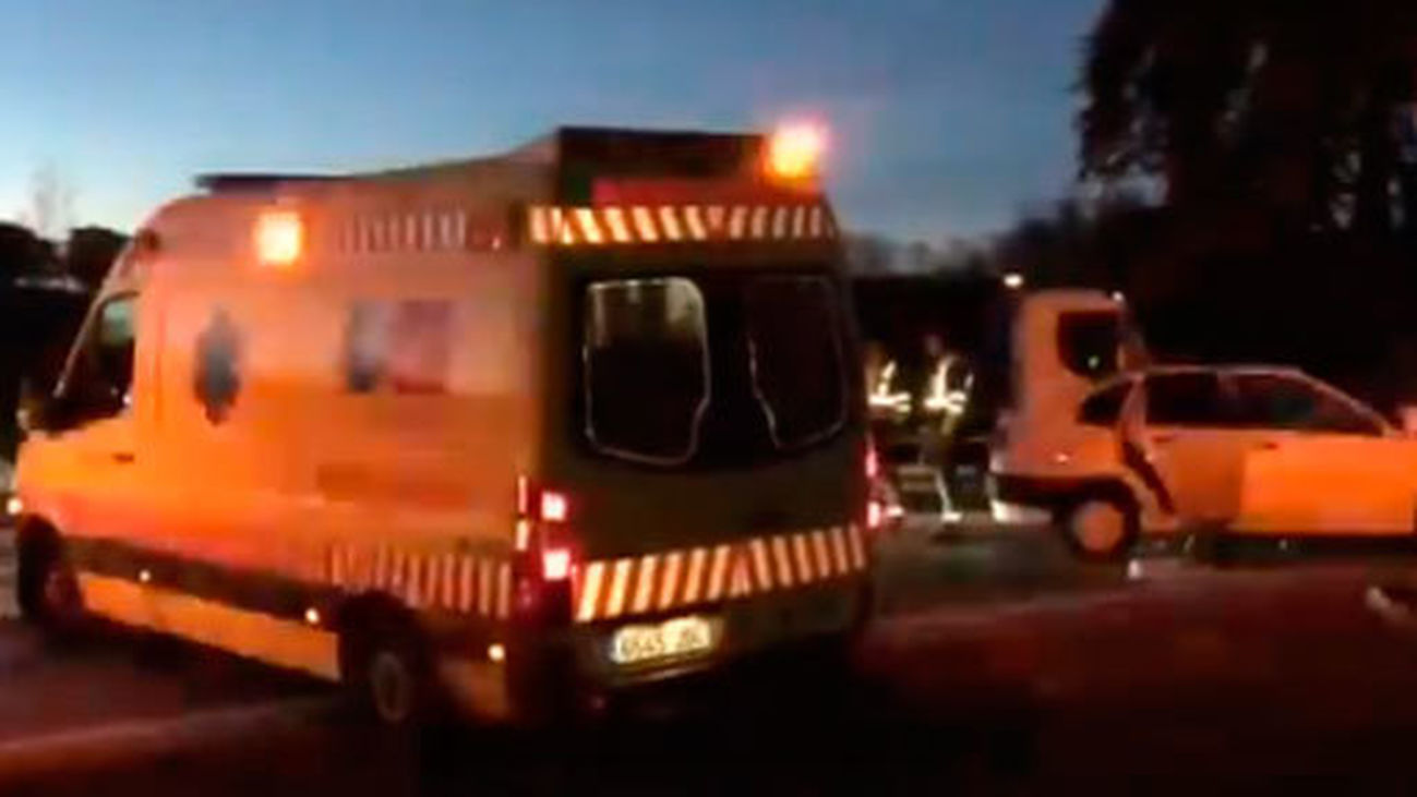 Tres mujeres heridas, una grave, en un accidente en la M-600 de El Escorial