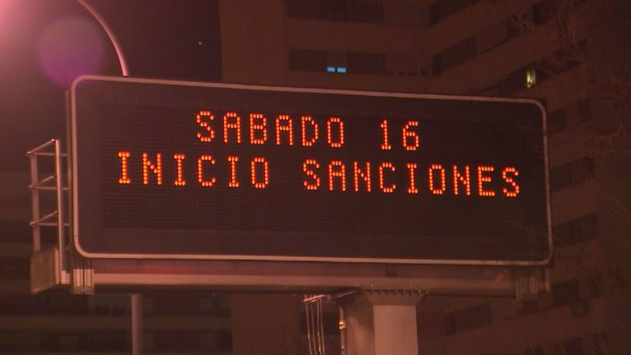 Las multas en Madrid Central comenzarán este próximo 16 de marzo