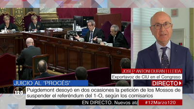 Duran i Lleida: "El independentismo ha colapsado el ritmo de la política española"