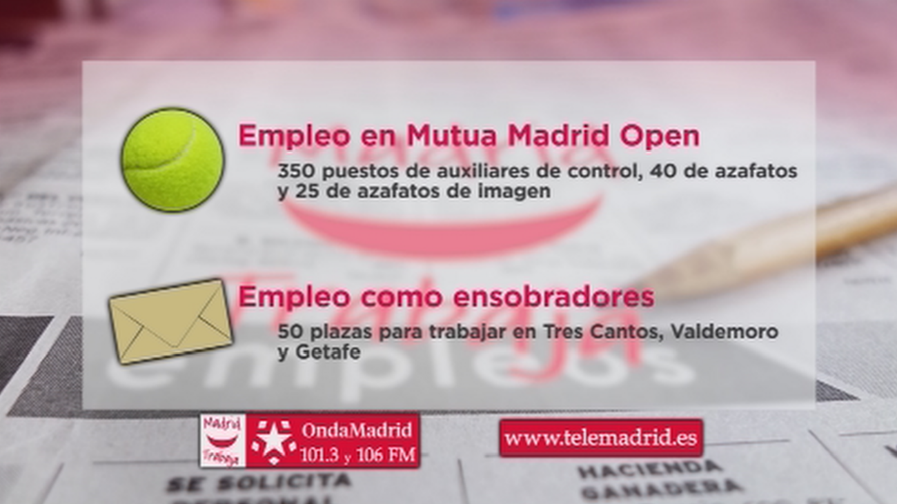 Se buscan ensobradores para trabajar en Tres Cantos, Valdemoro y Getafe