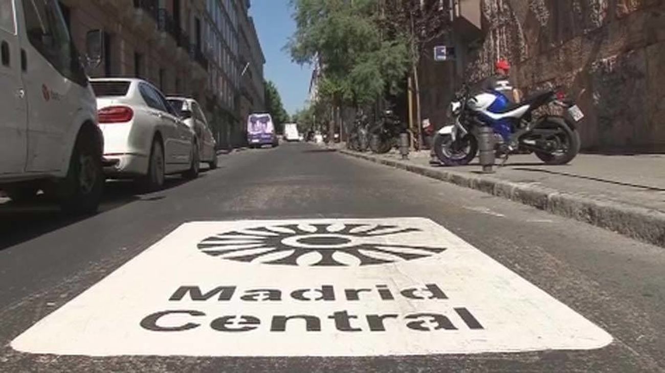 Una de las calles afectadas por las restricciones de Madrid Central