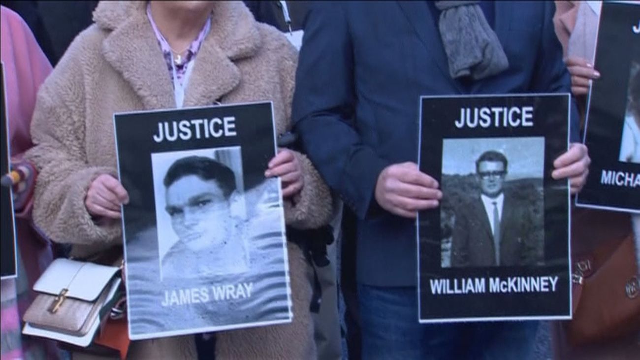 Víctimas de la masacre del Domingo Sangriento en Derry