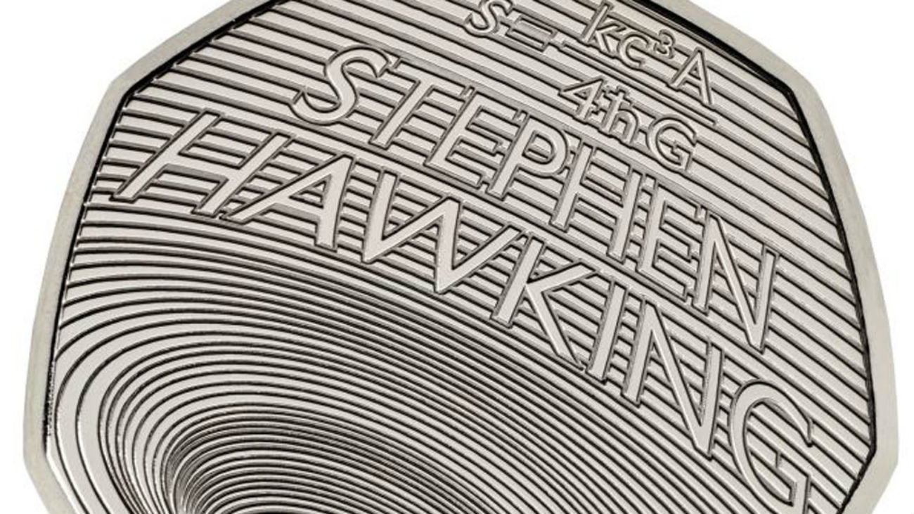 El Reino Unido acuña una moneda para conmemorar a Stephen Hawking