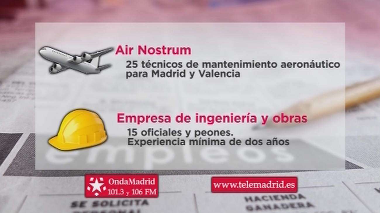 Air Nostrum busca técnicos de mantenimiento aeronáutico en Madrid y Valencia