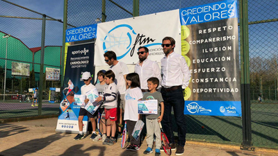 Tenis y solidaridad se unen en 'Creciendo en valores'