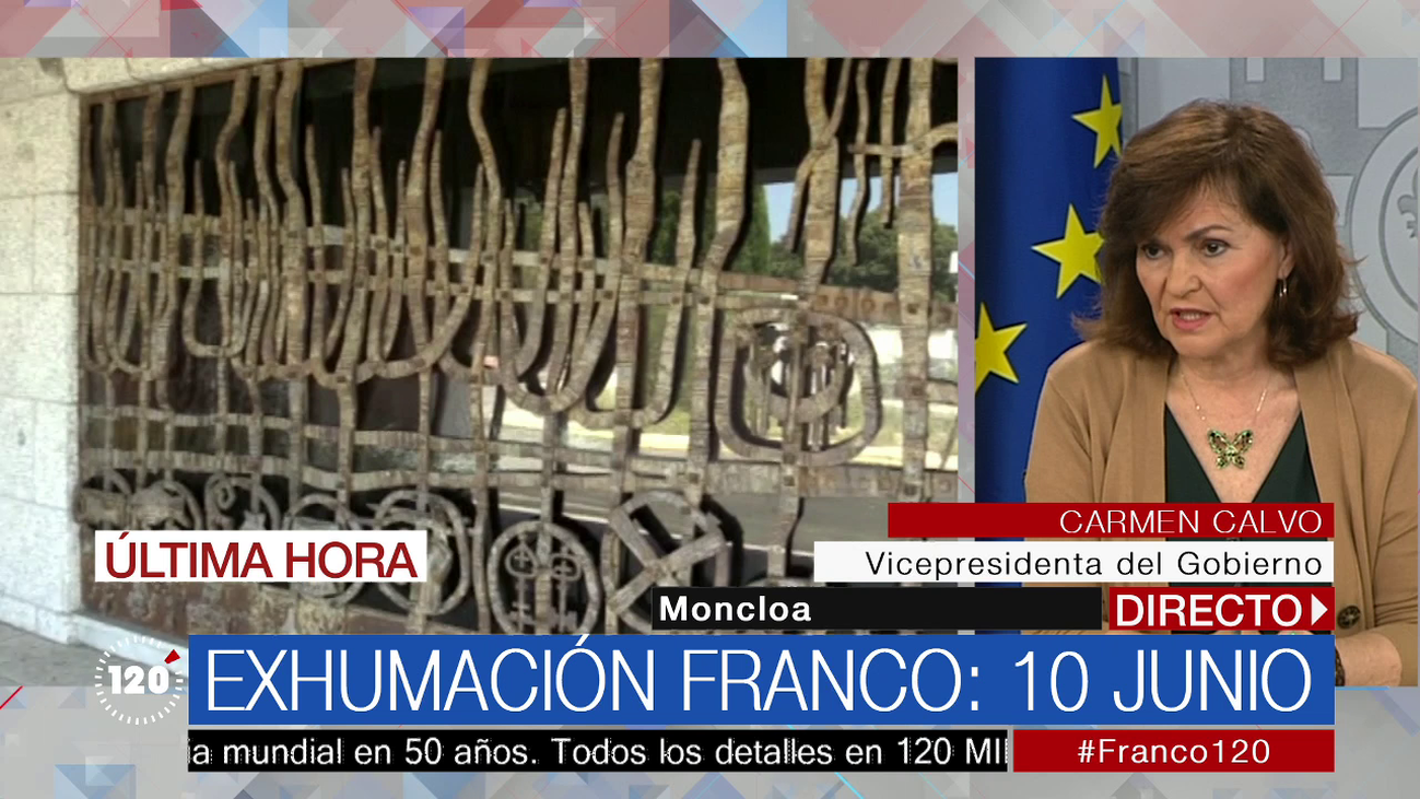 La exhumación de Franco será el próximo 10 de junio