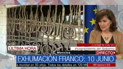 La exhumación de Franco será el próximo 10 de junio